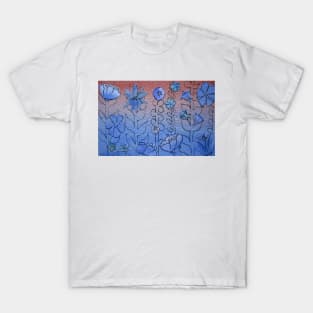 Floral Watercolour Collage 4 T-Shirt